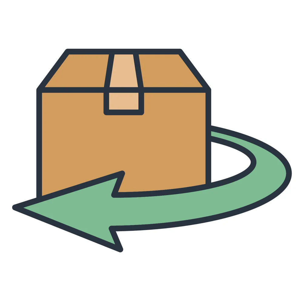 Free Return Label for Refunds or Exchanges for $1.00 Valid in US.