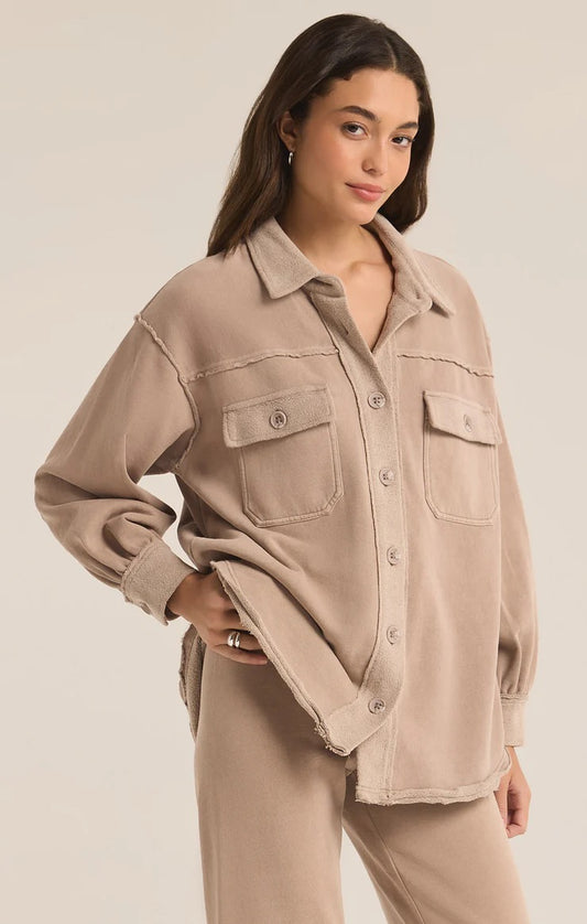 Abbott Longline Jacket Latte