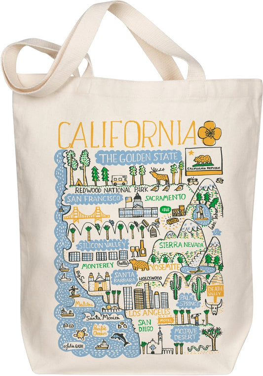 Boutique Map Art Tote Bag
