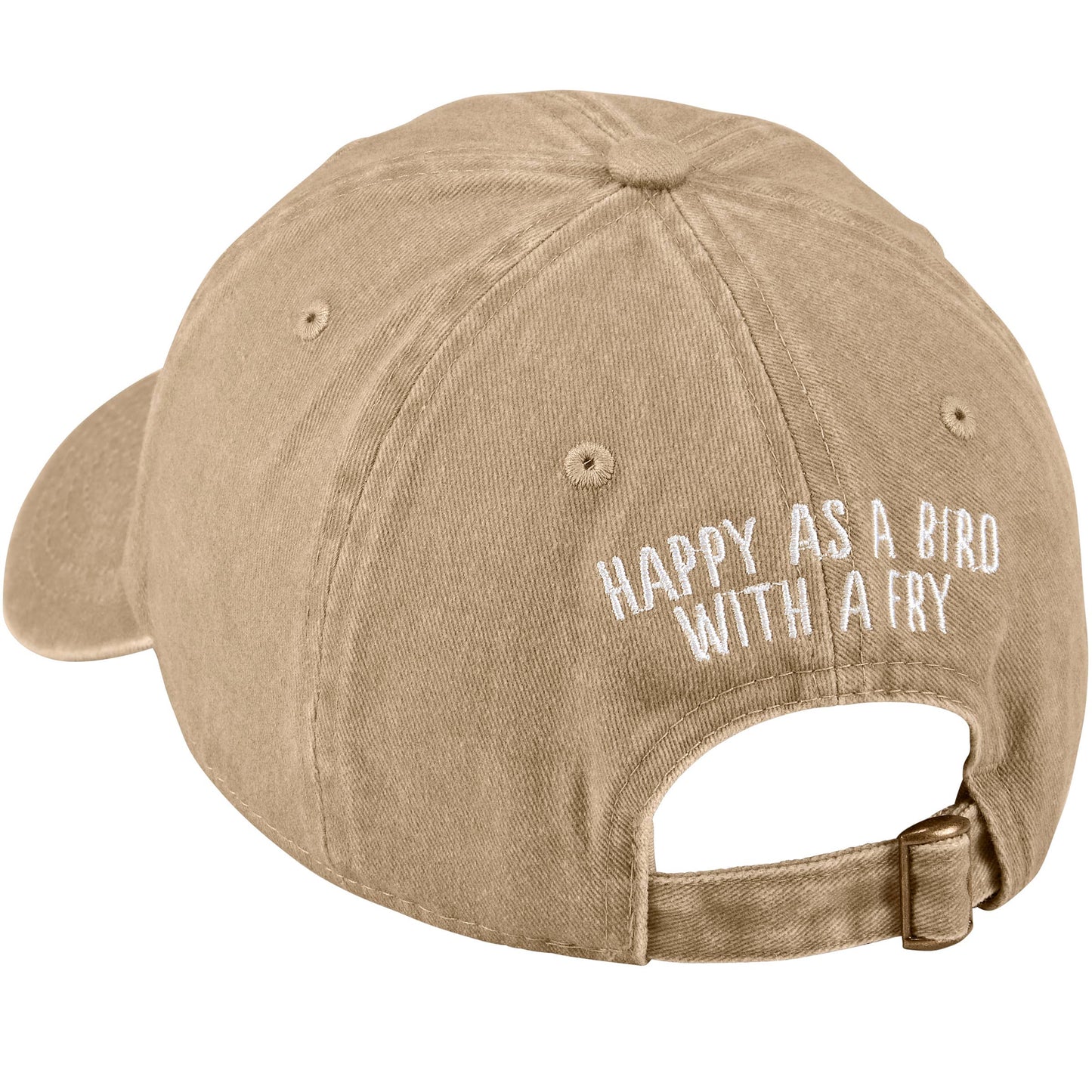 Bird with A Fry Baseball Cap