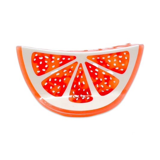 Mini Grapefruit Slice Hair Claw