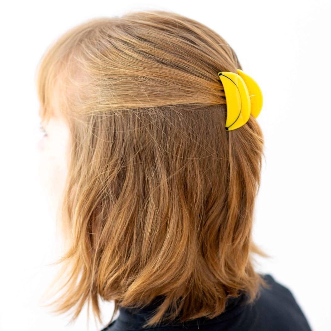 Mini Banana Hair Claw Clip